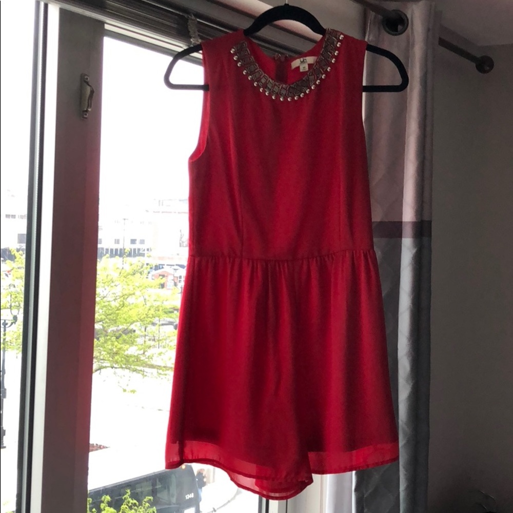 Holiday/NYE Red Romper